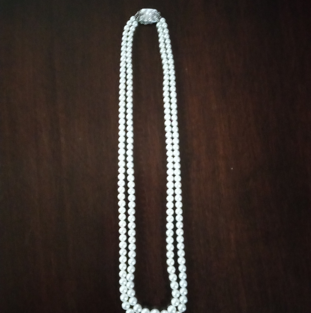 Vintage, Authentic Mikimoto Double Strand Pearl Necklace